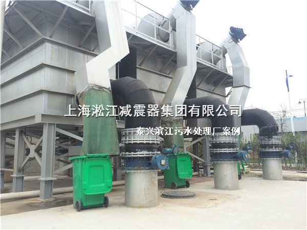 【泰興污水處理廠】橡膠接頭案例現場