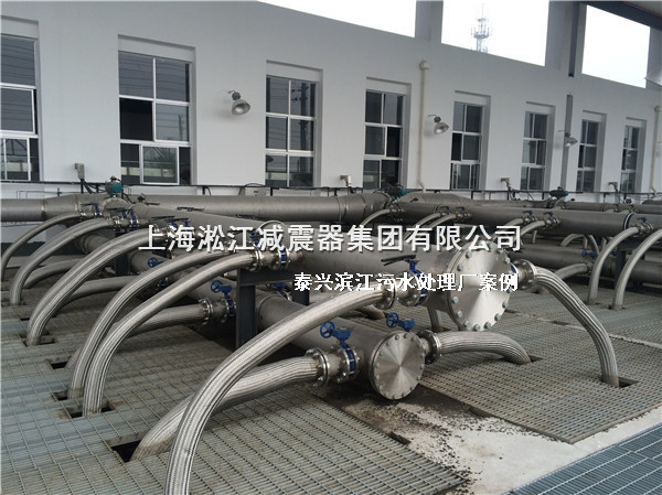 【泰興污水處理廠】橡膠接頭案例現場