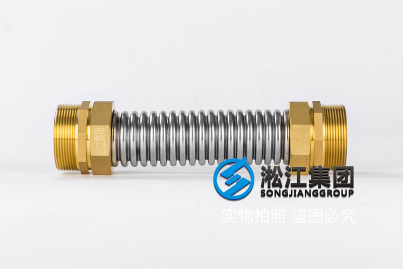 DN50冷熱水銅頭金屬軟管