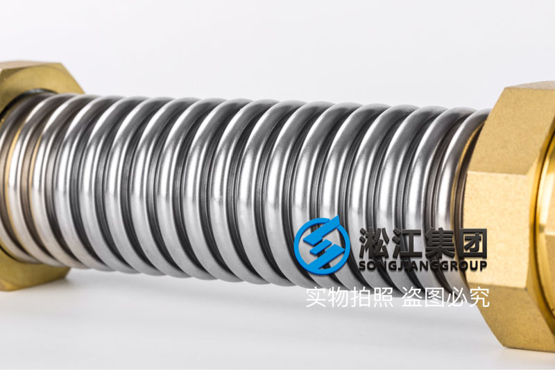 DN50冷熱水銅頭金屬軟管