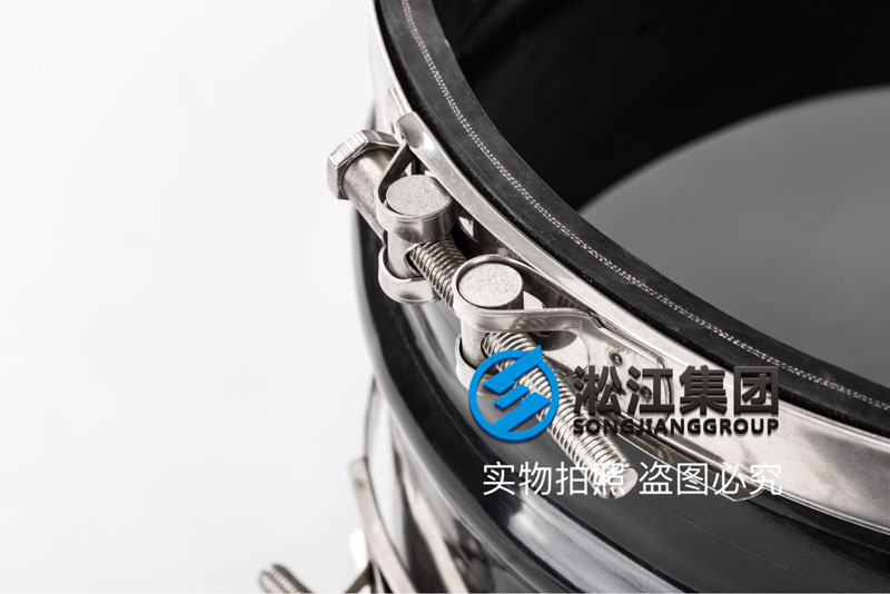 電廠風機配套卡箍式橡膠膨脹節“高溫200度” 電廠風機配套卡箍式橡膠膨脹節“高溫200度”