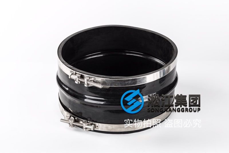 電廠風機配套卡箍式橡膠膨脹節“高溫200度” 電廠風機配套卡箍式橡膠膨脹節“高溫200度”