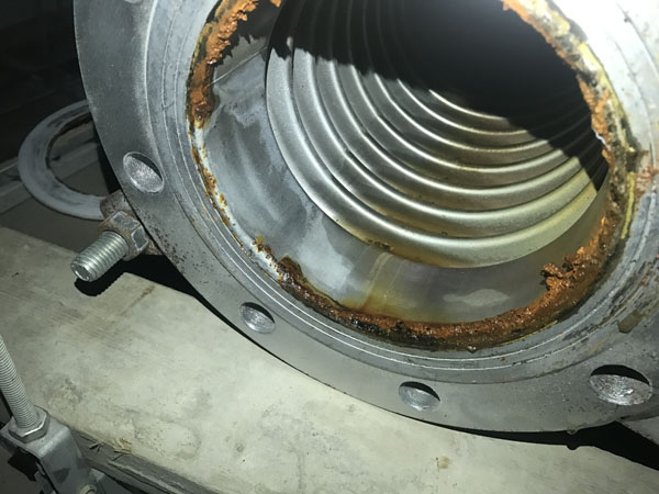 上海華山醫院波紋補償器氯離子超標問題書面報告