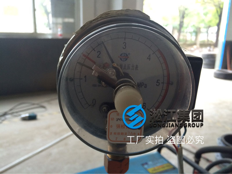 【檢測現場】大口徑金屬軟管水壓檢測現場 【檢測現場】大口徑金屬軟管水壓檢測現場