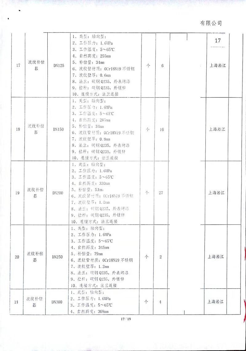 【揚州佳源廣場項目】橡膠接頭合同