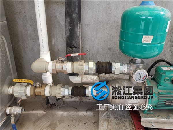 西安DN50橡膠絲扣軟接風機盤管使用